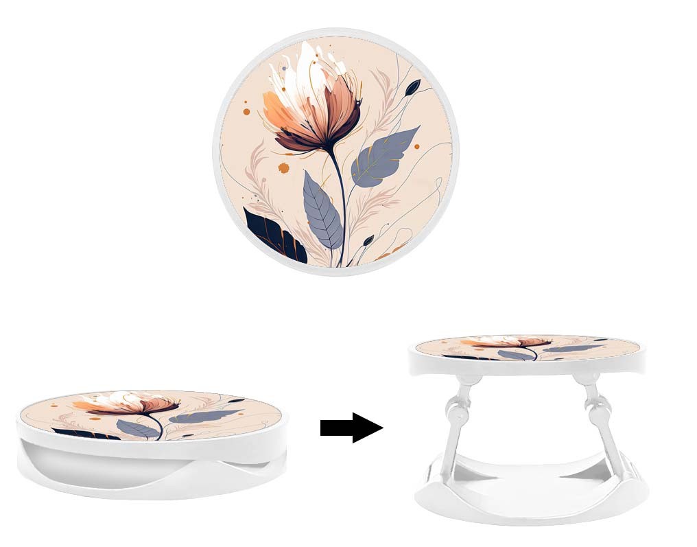 Grip imprimé | Design Fleur légère