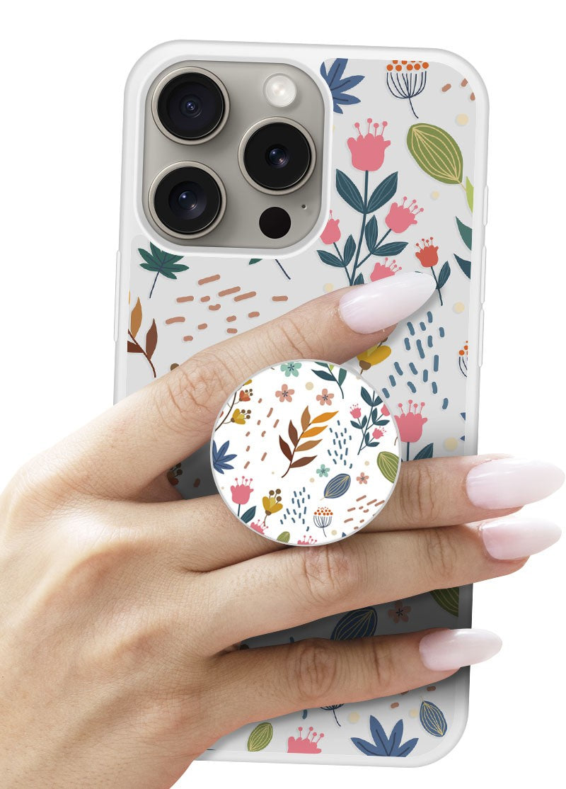 Grip imprimé | Design Fleurs colorées