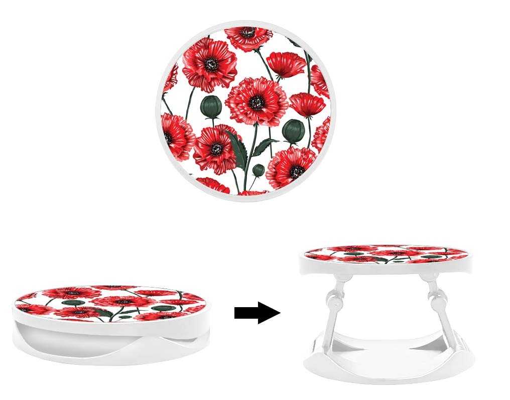 Grip imprimé | Design Fleurs de Pavot