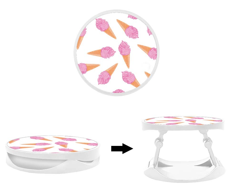 Grip imprimé | Design Glace Rose