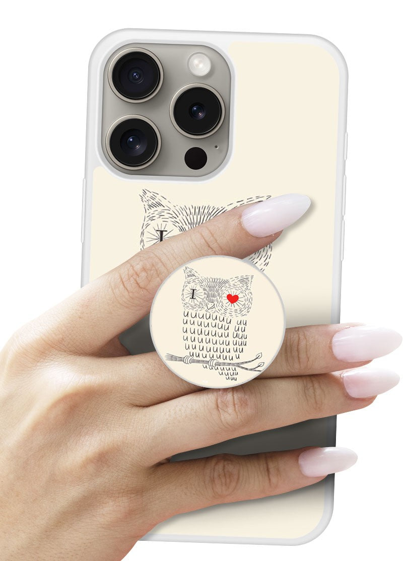 Grip imprimé | Design I Love Hiboux