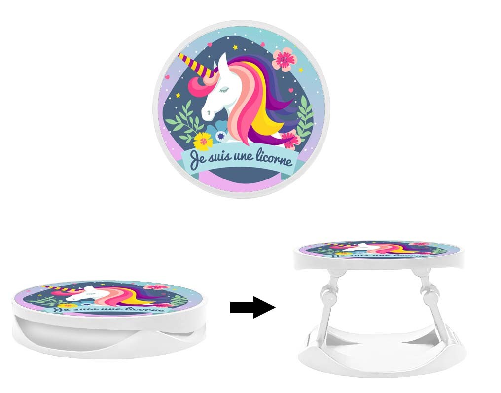 Grip imprimé | Design Je suis une licorne