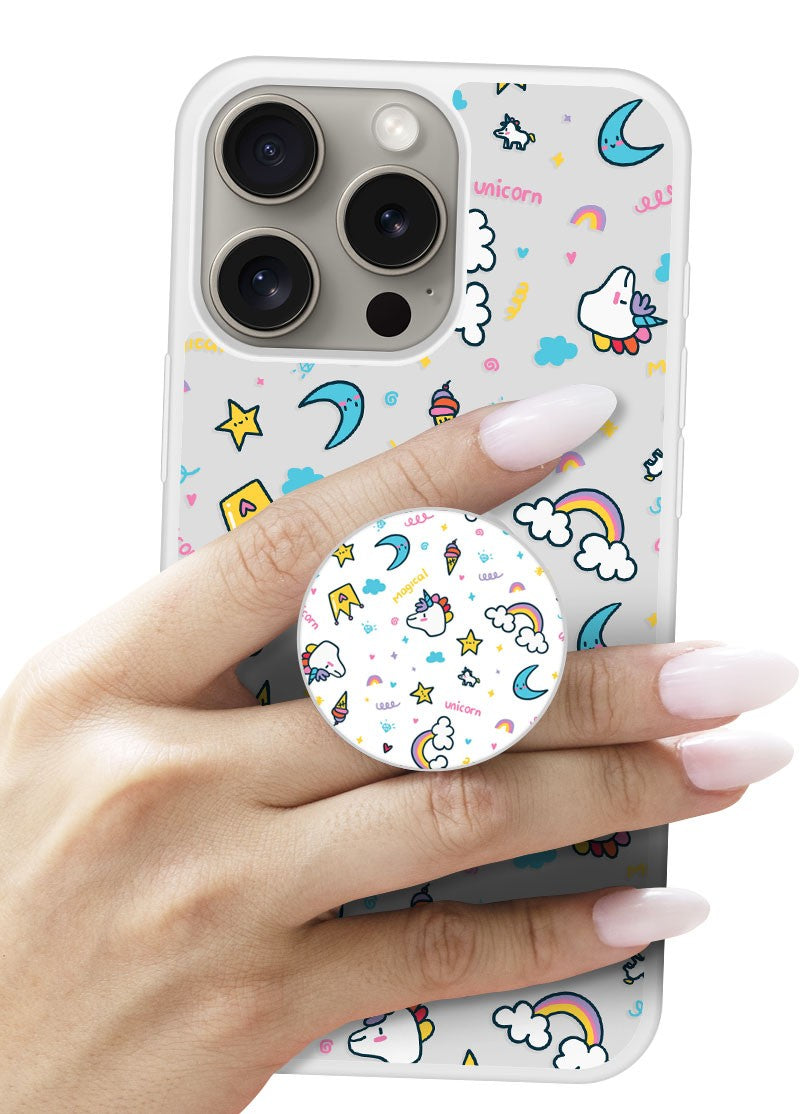 Grip imprimé | Design Licorne Rainbow