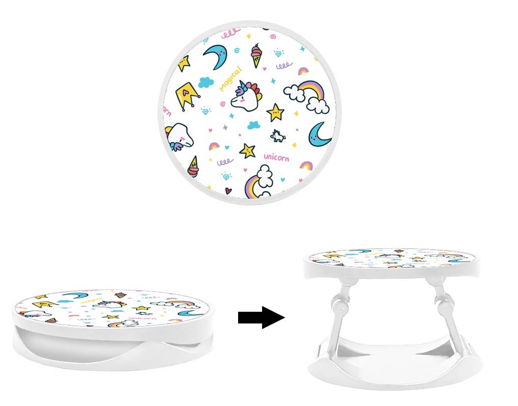 Grip imprimé | Design Licorne Rainbow