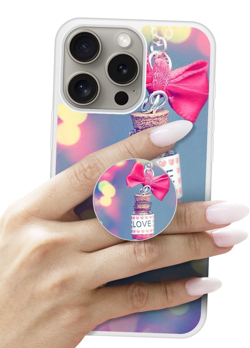 Grip imprimé | Design Love noeud rose