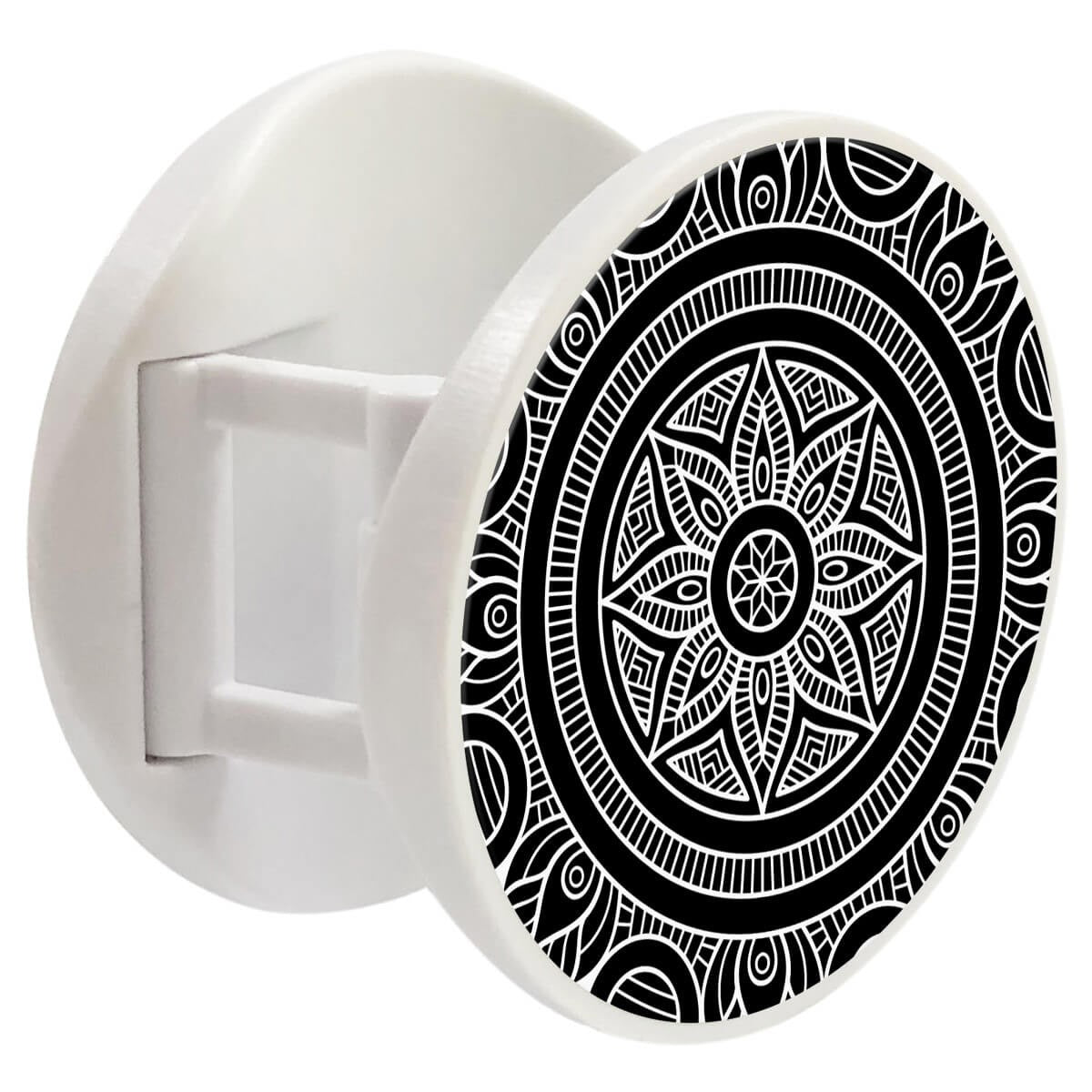 Grip imprimé | Design Mandala blanc