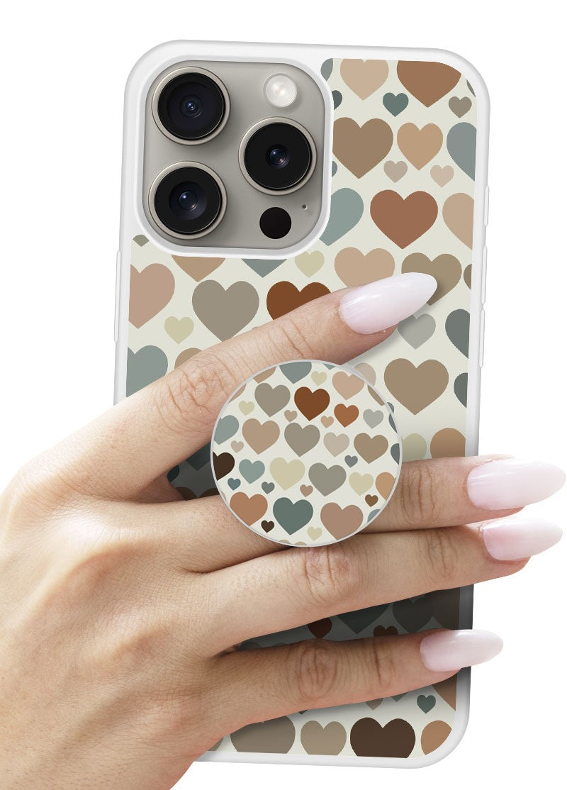 Grip imprimé | Design Mur de coeurs
