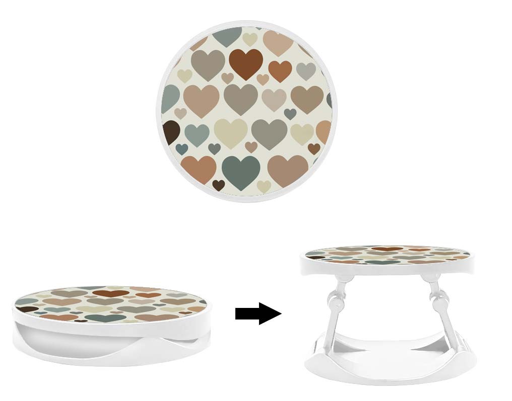 Grip imprimé | Design Mur de coeurs