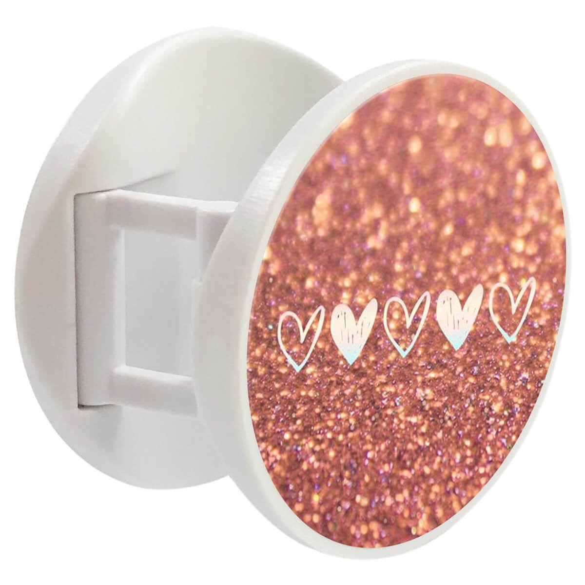Grip imprimé | Design Paillettes coeur