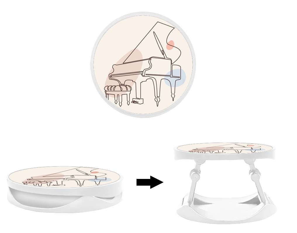 Grip imprimé | Design Piano line art