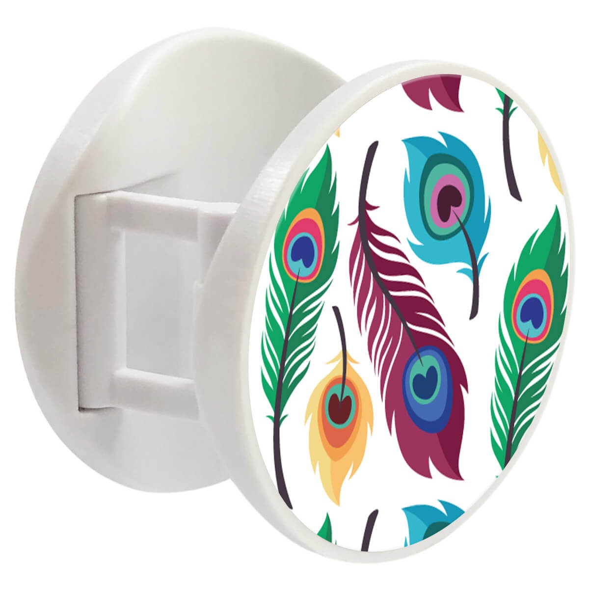 Grip imprimé | Design Plume de Paon