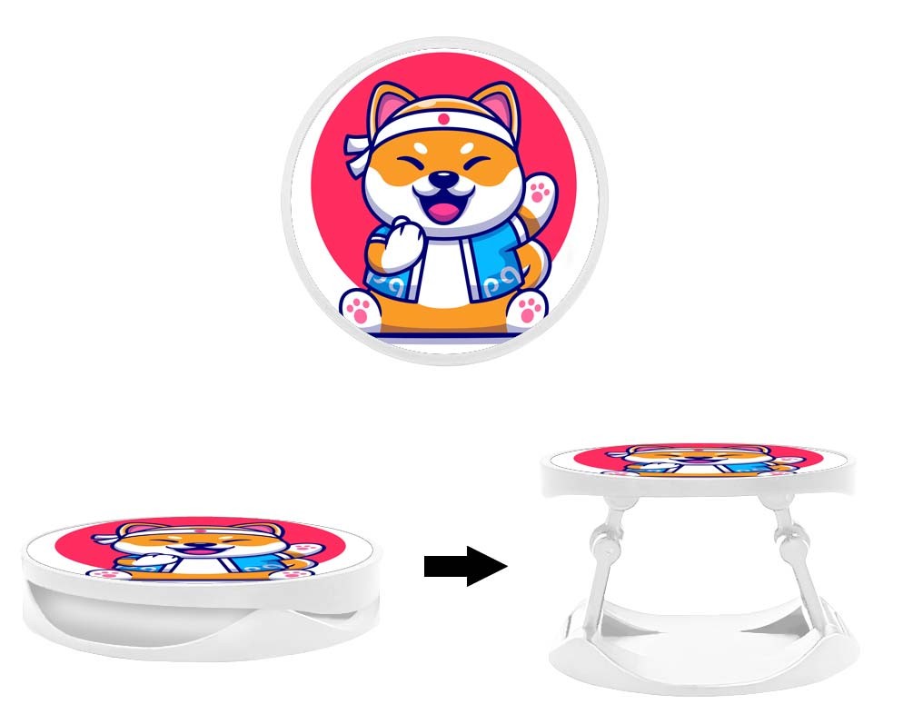 Grip imprimé | Design Shiba ninja