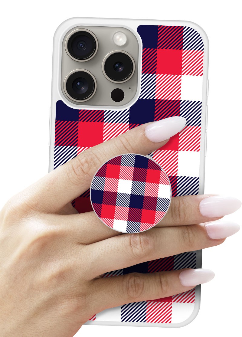 Grip imprimé | Design Tartan Tricolor