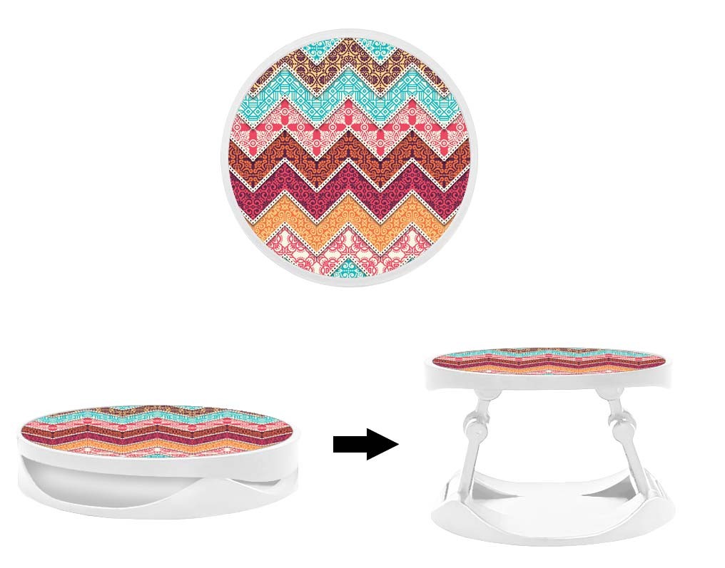 Grip imprimé | Design Zigzag Ethnique