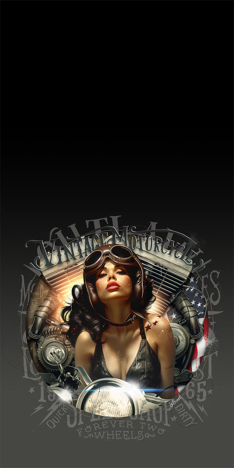 SB Pin-Up Biker