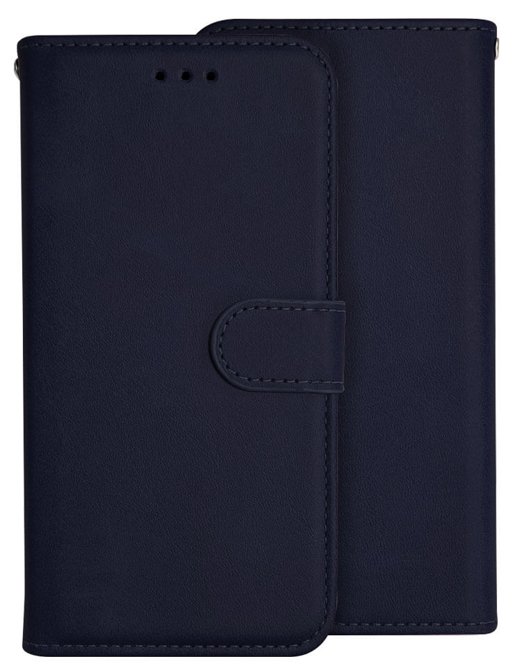 Etui languette en Simili cuir Bleu