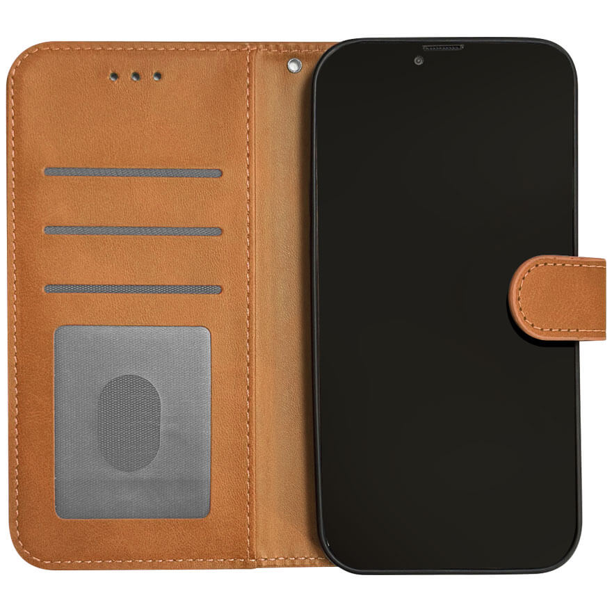 Etui languette en Simili cuir Camel