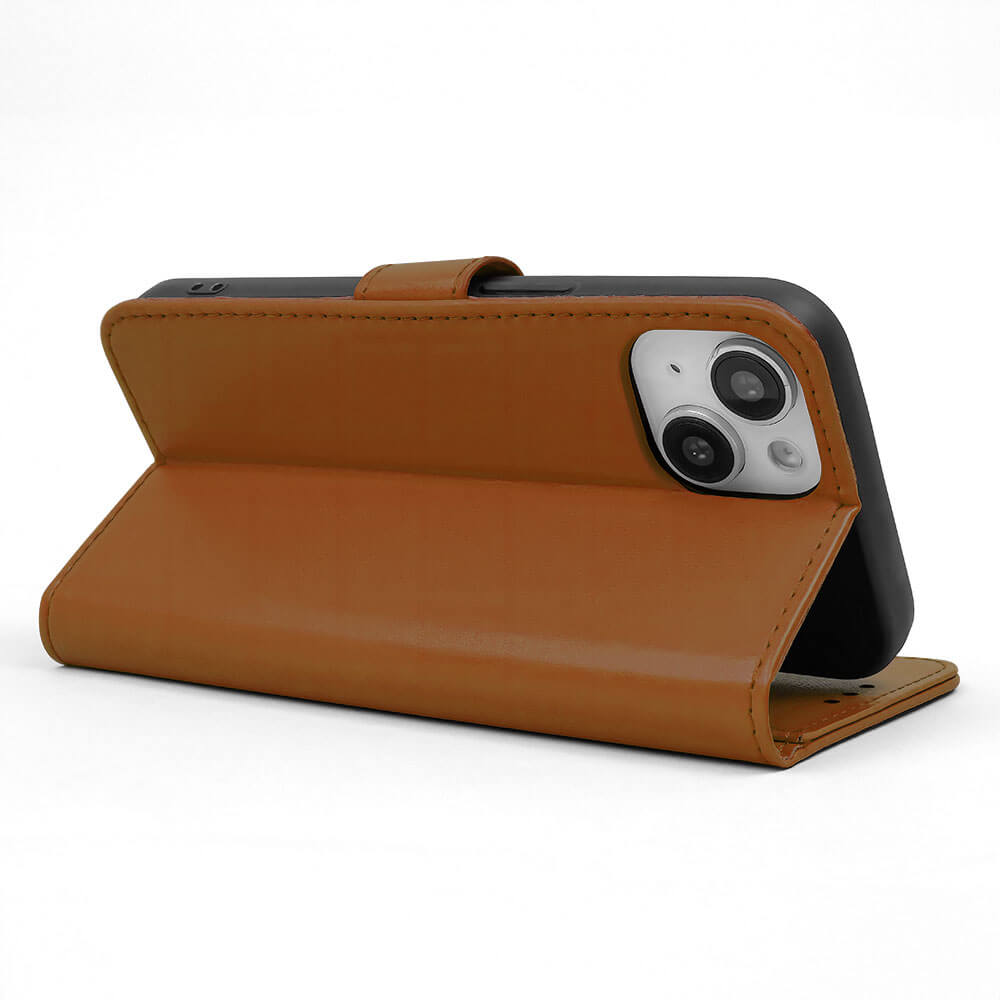Etui languette en Simili cuir Camel