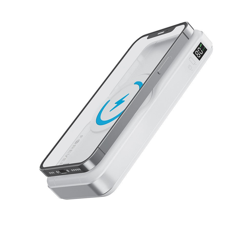 Batterie externe Power Bank Sans fil 3-en-1 MATB-300 10000 mAh Blanc