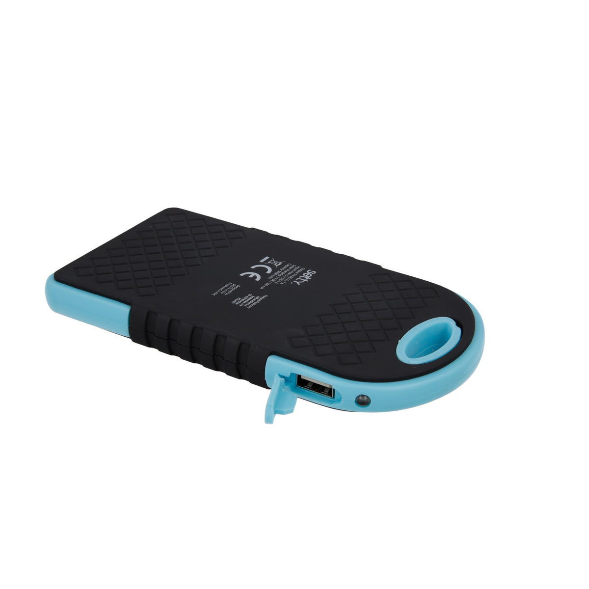 Batterie externe Power Bank Setty Solaire 5000 mAh Bleu