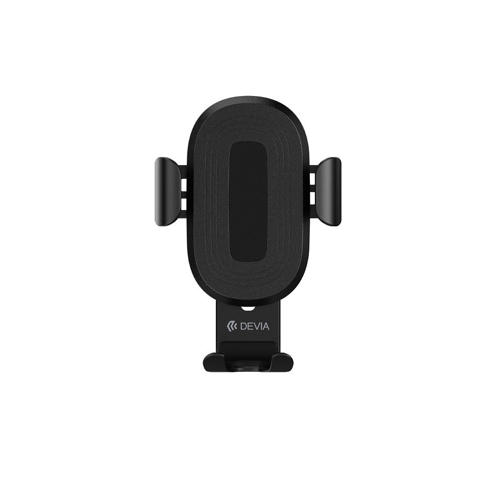 Devia support voiture Gravity with wireless inductive charger noir 10W pour ventilateur