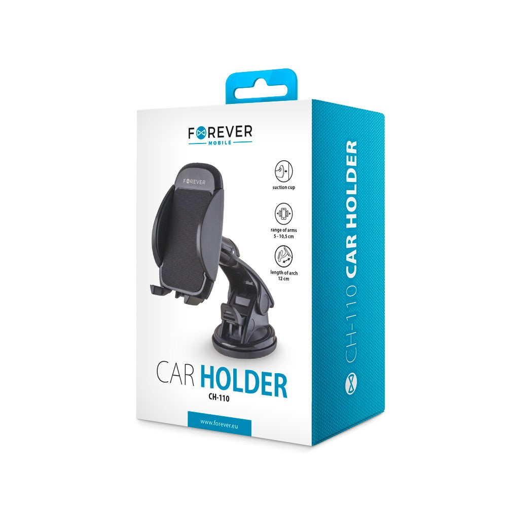 Forever support voiture pour pare-brise CH-110 noir