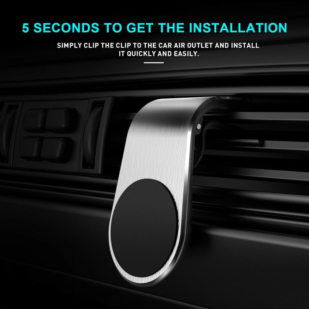 Maxlife support voiture pour ventilateur MXCH-13 magnétique argent