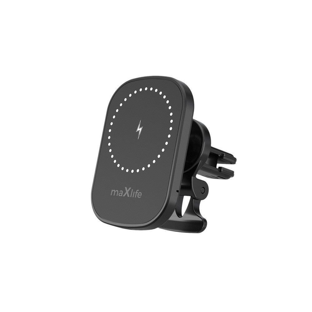 Maxlife support voiture pour ventilateur MXCH-16 magnétique with wireless charging noir 15W