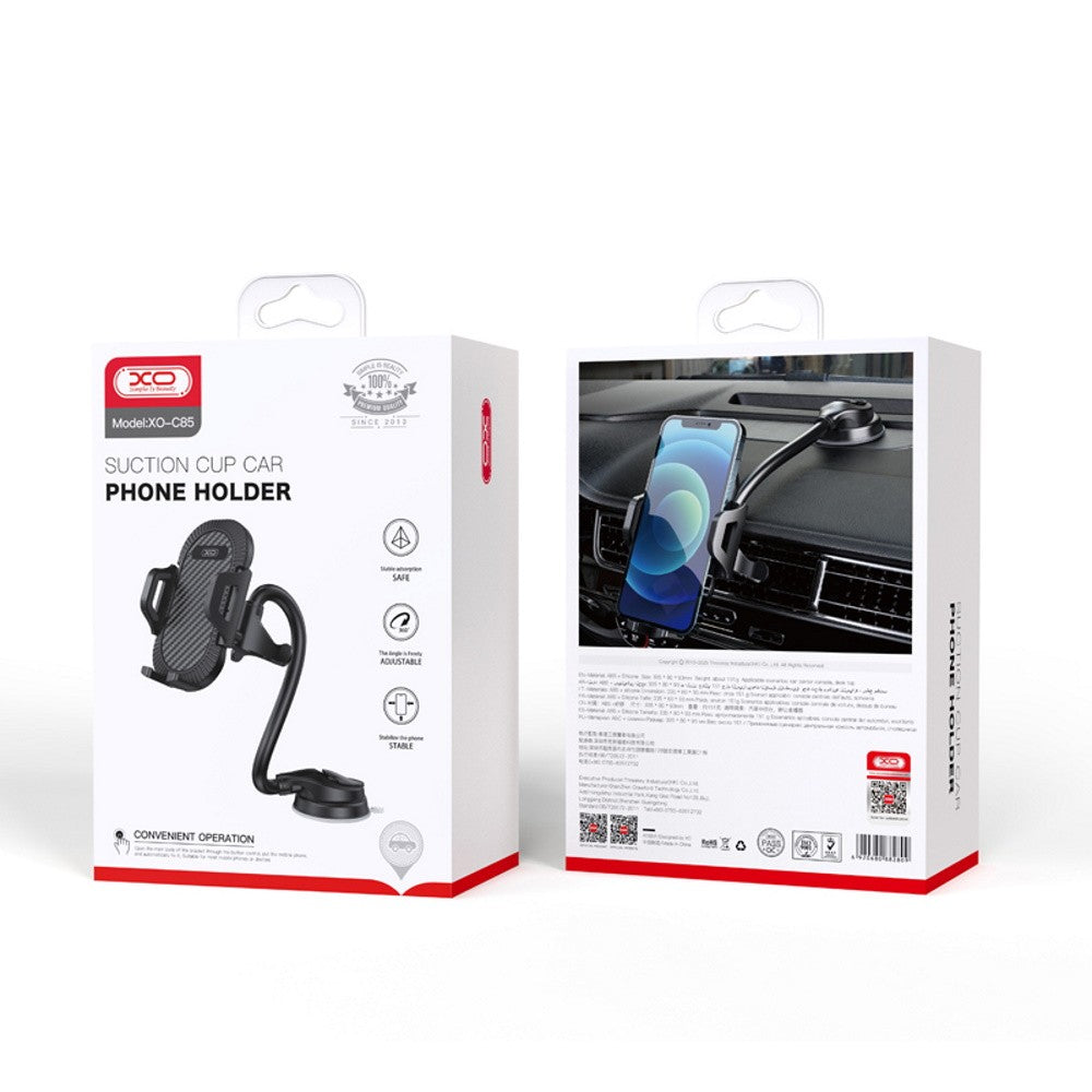 XO support voiture C85 noir with suction cup