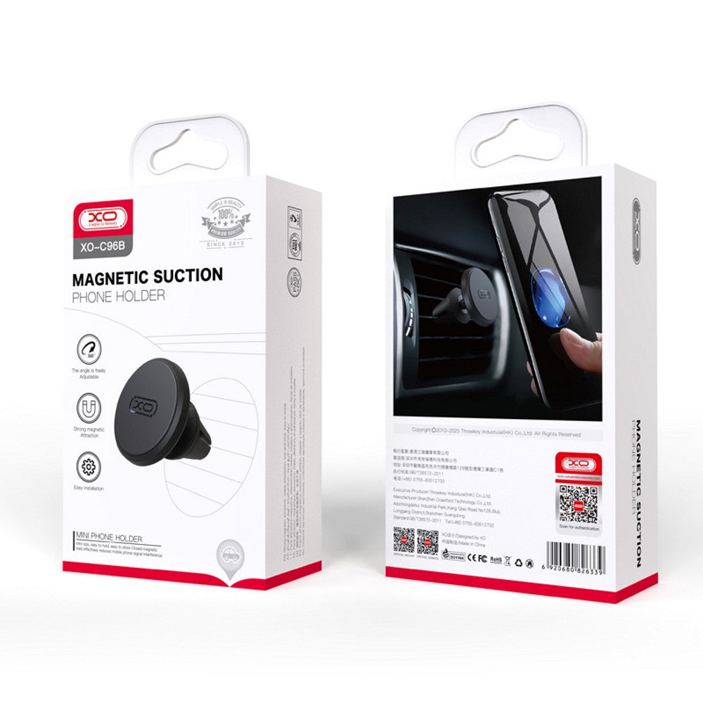 XO support voiture C96B magnet noir for pour sortie d'air