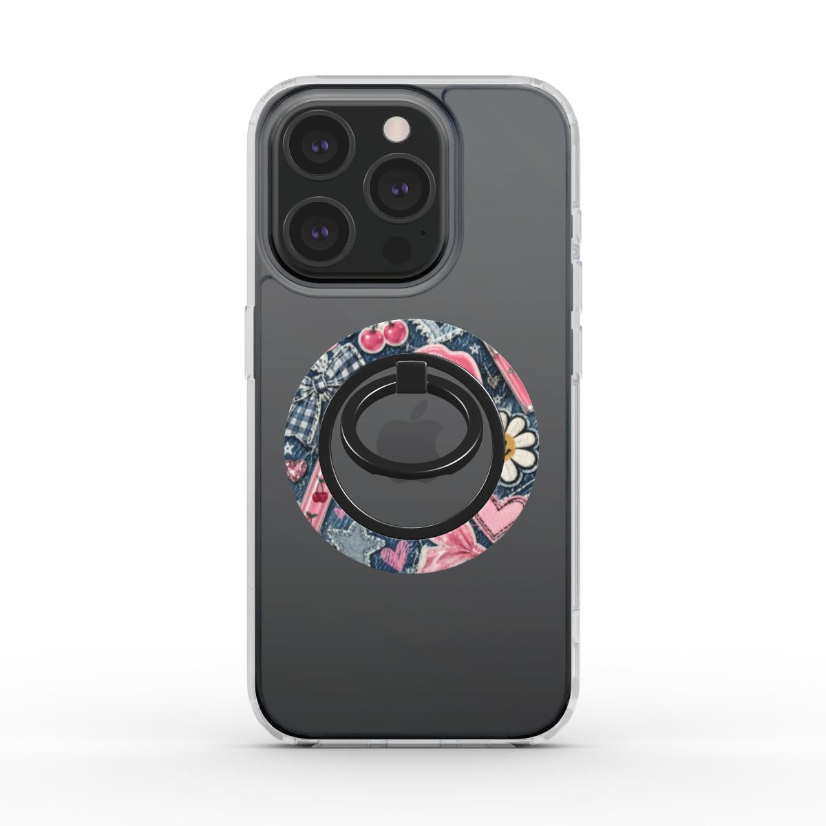 Bague Téléphone Magnétique Prestige Denim Pop