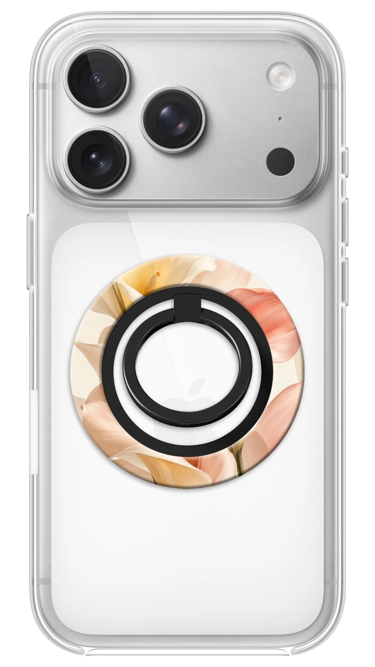 Bague Téléphone Magnétique Prestige Calla, bague magnétique fixée au dos du téléphone, pour une prise en main sûre et un support vidéo pratique