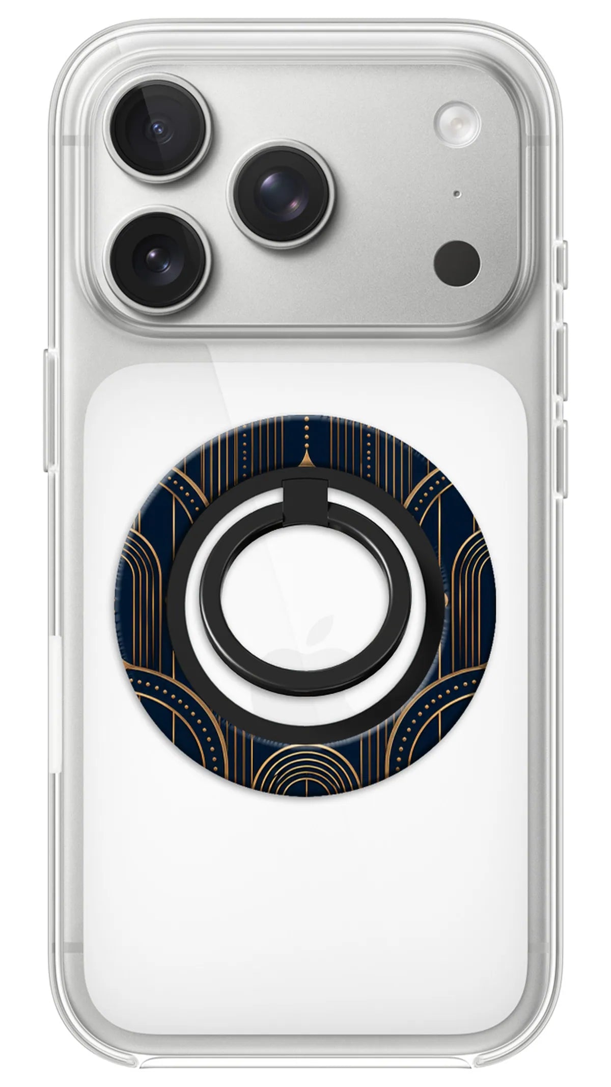 Bague Téléphone Magnétique Prestige Deco Nuit, bague magnétique fixée au dos du téléphone, pour une prise en main sûre et un support vidéo pratique