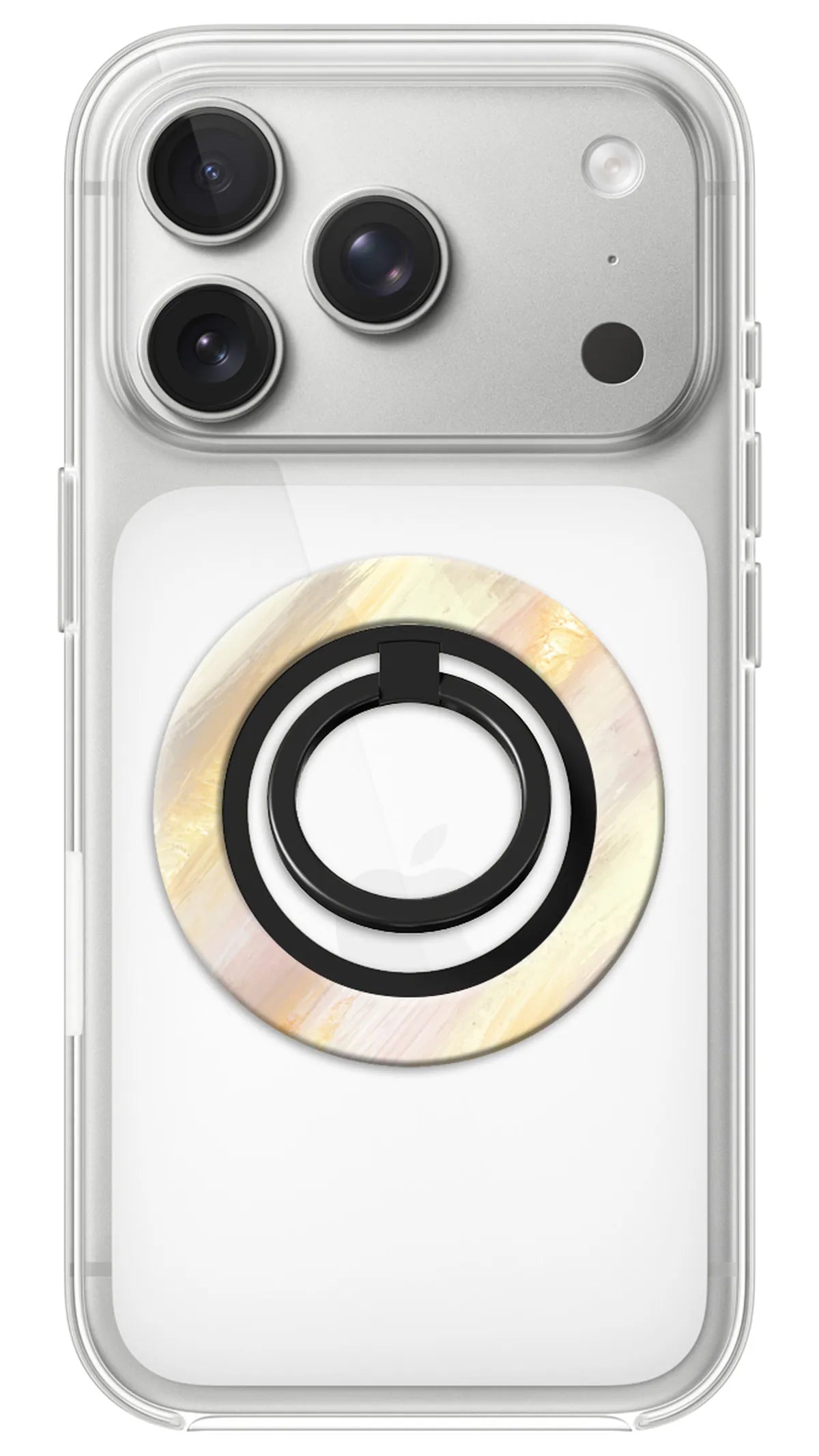 Bague Téléphone Magnétique Prestige Halo, bague magnétique fixée au dos du téléphone, pour une prise en main sûre et un support vidéo pratique