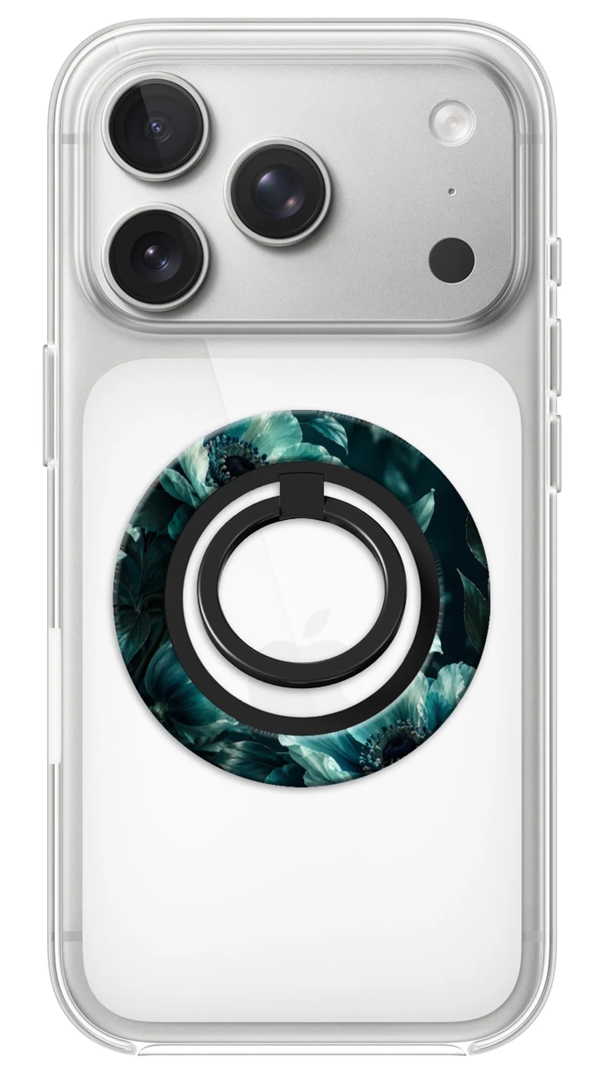 Bague Téléphone Magnétique Prestige Pétrole, bague magnétique fixée au dos du téléphone, pour une prise en main sûre et un support vidéo pratique