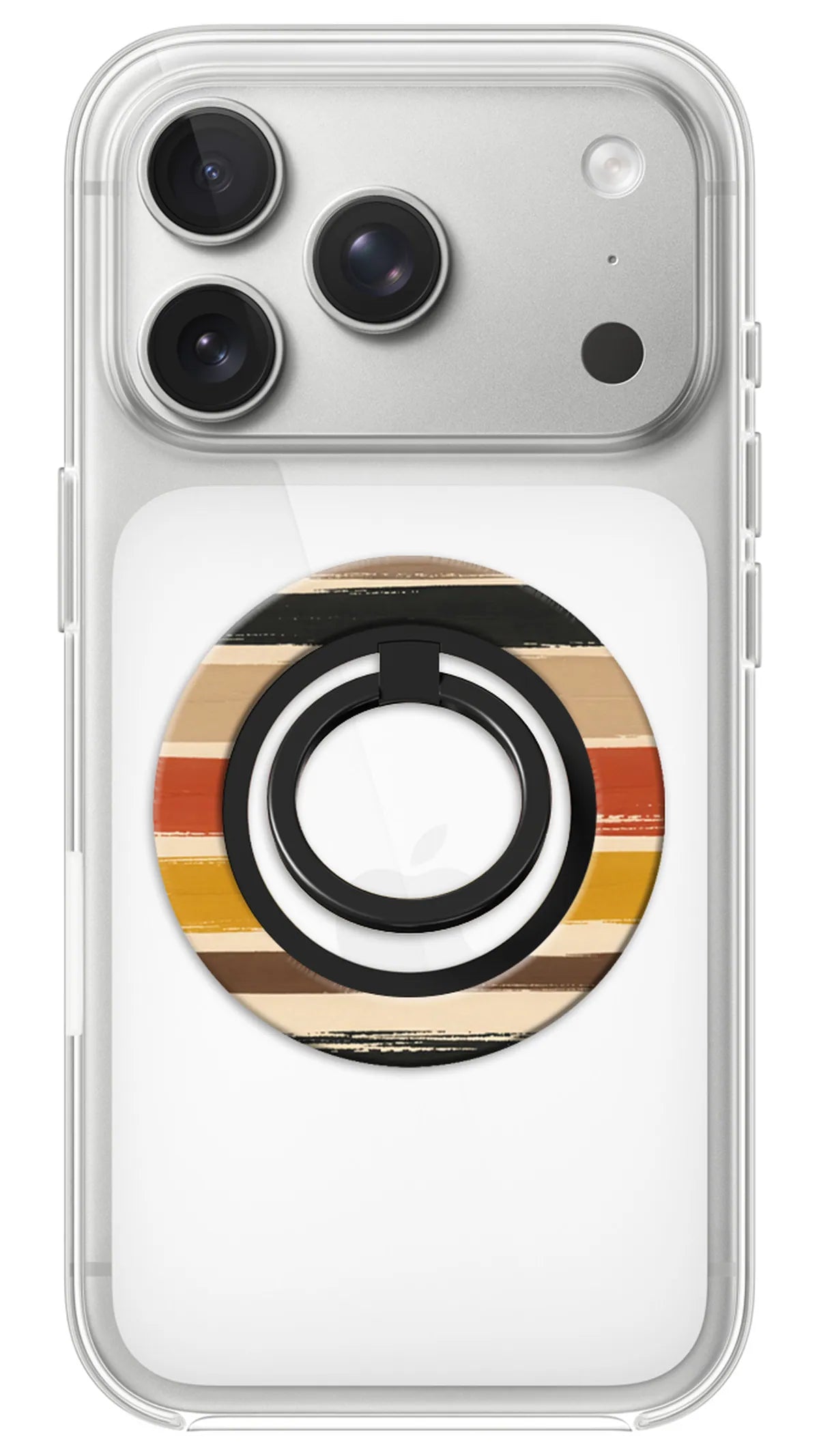 Bague Téléphone Magnétique Prestige Sunset, bague magnétique fixée au dos du téléphone, pour une prise en main sûre et un support vidéo pratique