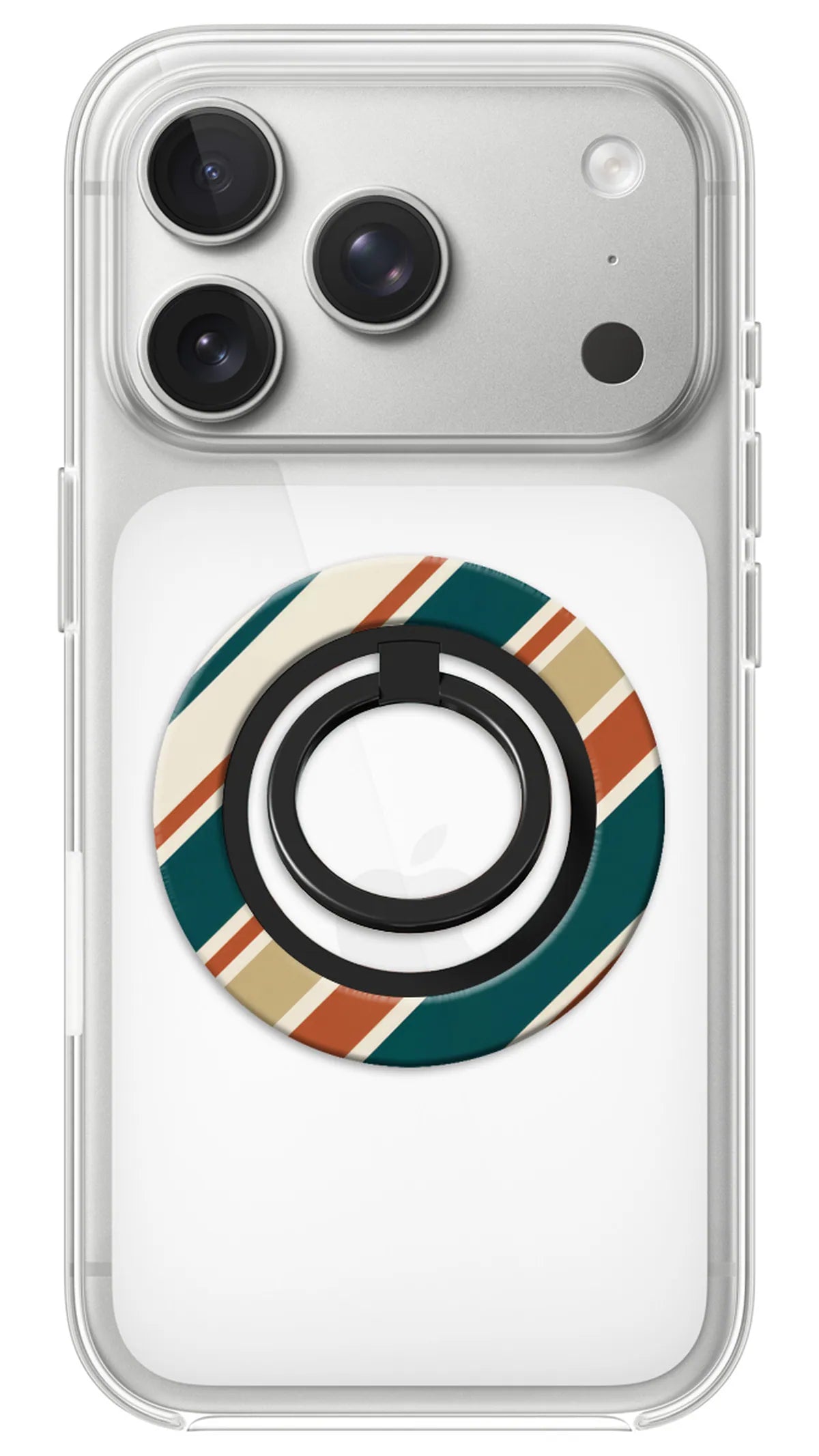 Bague Téléphone Magnétique Prestige Tempo, bague magnétique fixée au dos du téléphone, pour une prise en main sûre et un support vidéo pratique