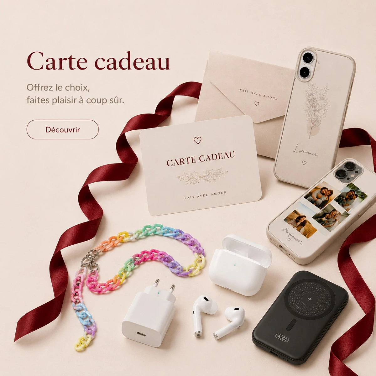 Carte cadeau 1001 coques