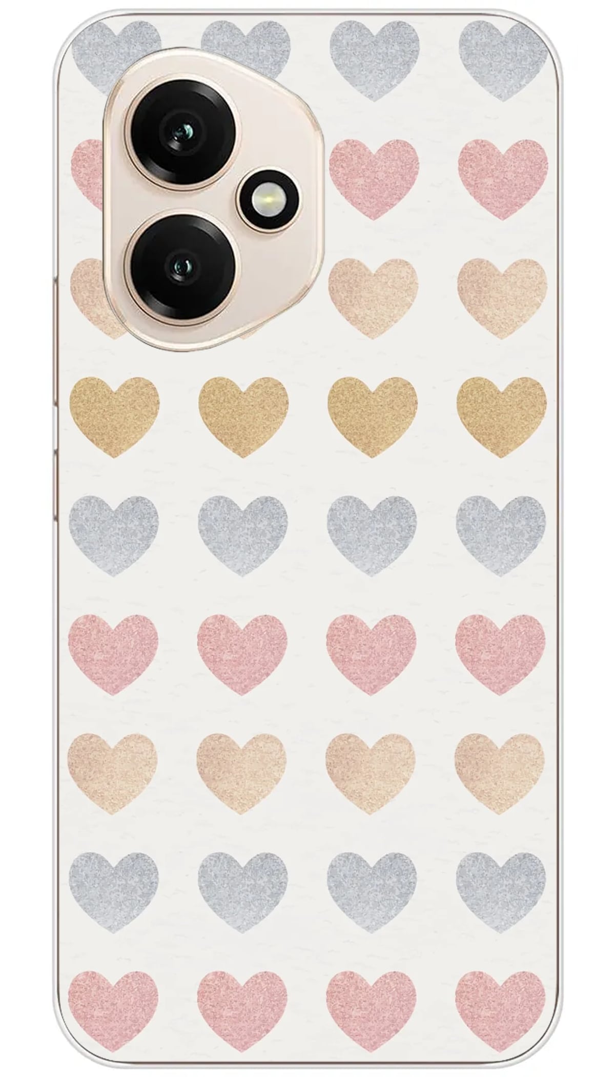 Coque Huawei Glitter hearts - Honor 400