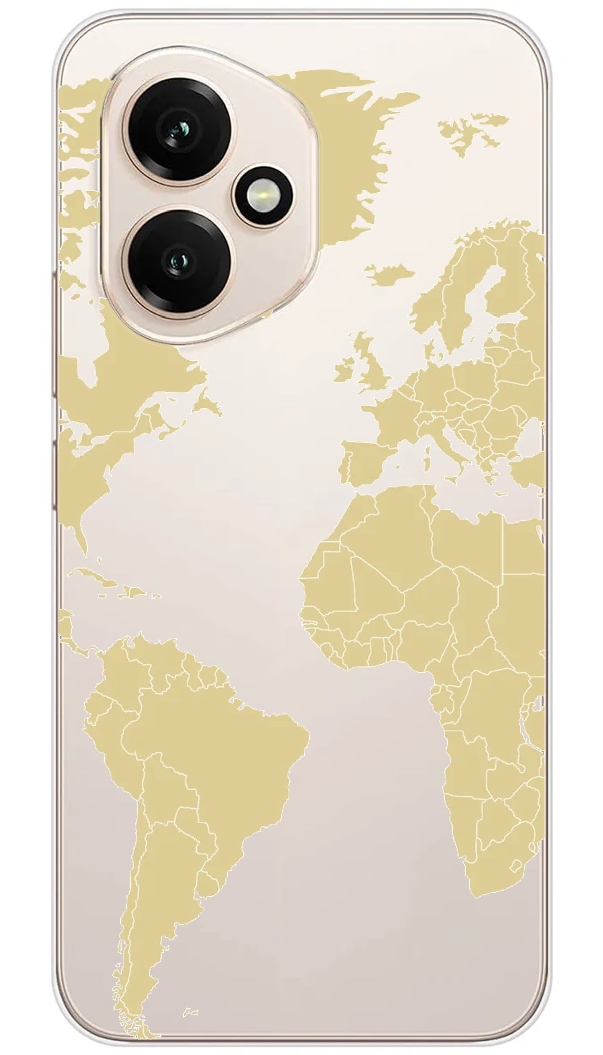 Coque Huawei Map beige - Honor 400