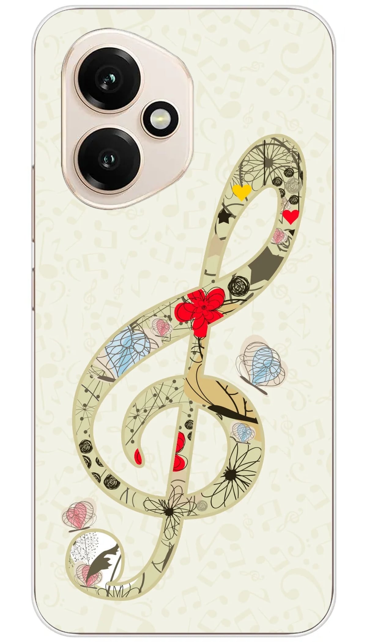Coque Huawei Mélodie fleurie - Honor 400