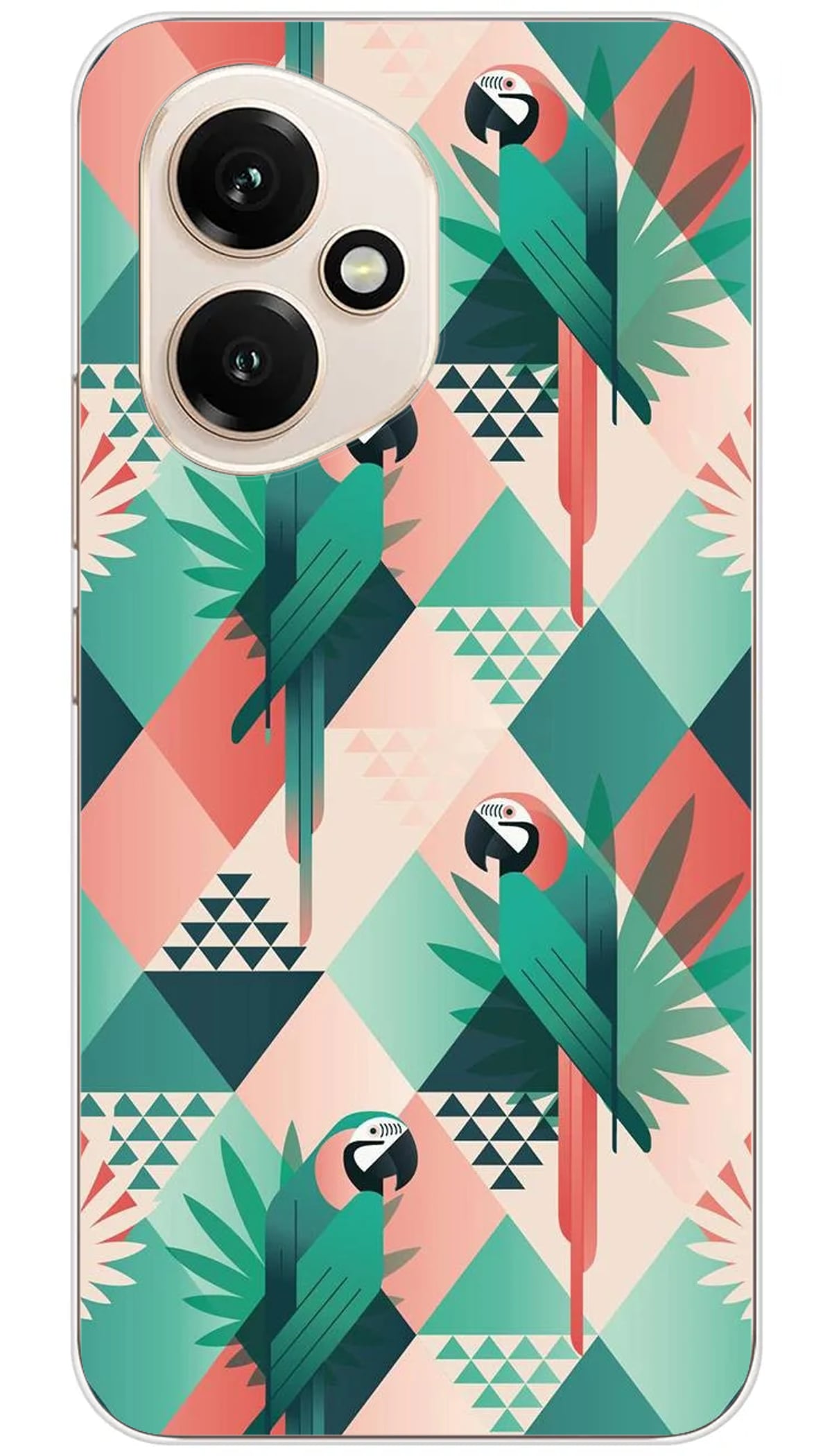 Coque Huawei Perroquet géométrique - Honor 400