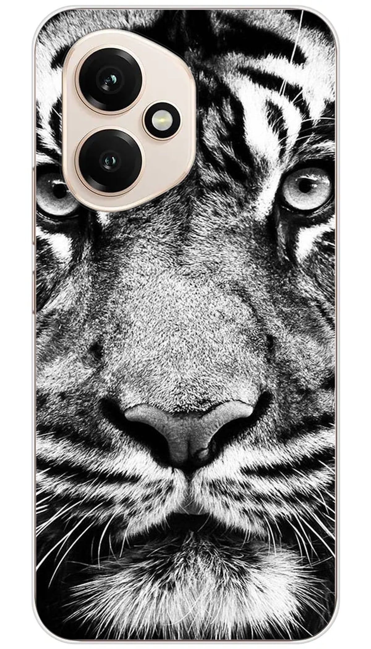 Coque Huawei Tigre blanc et noir - Honor 400