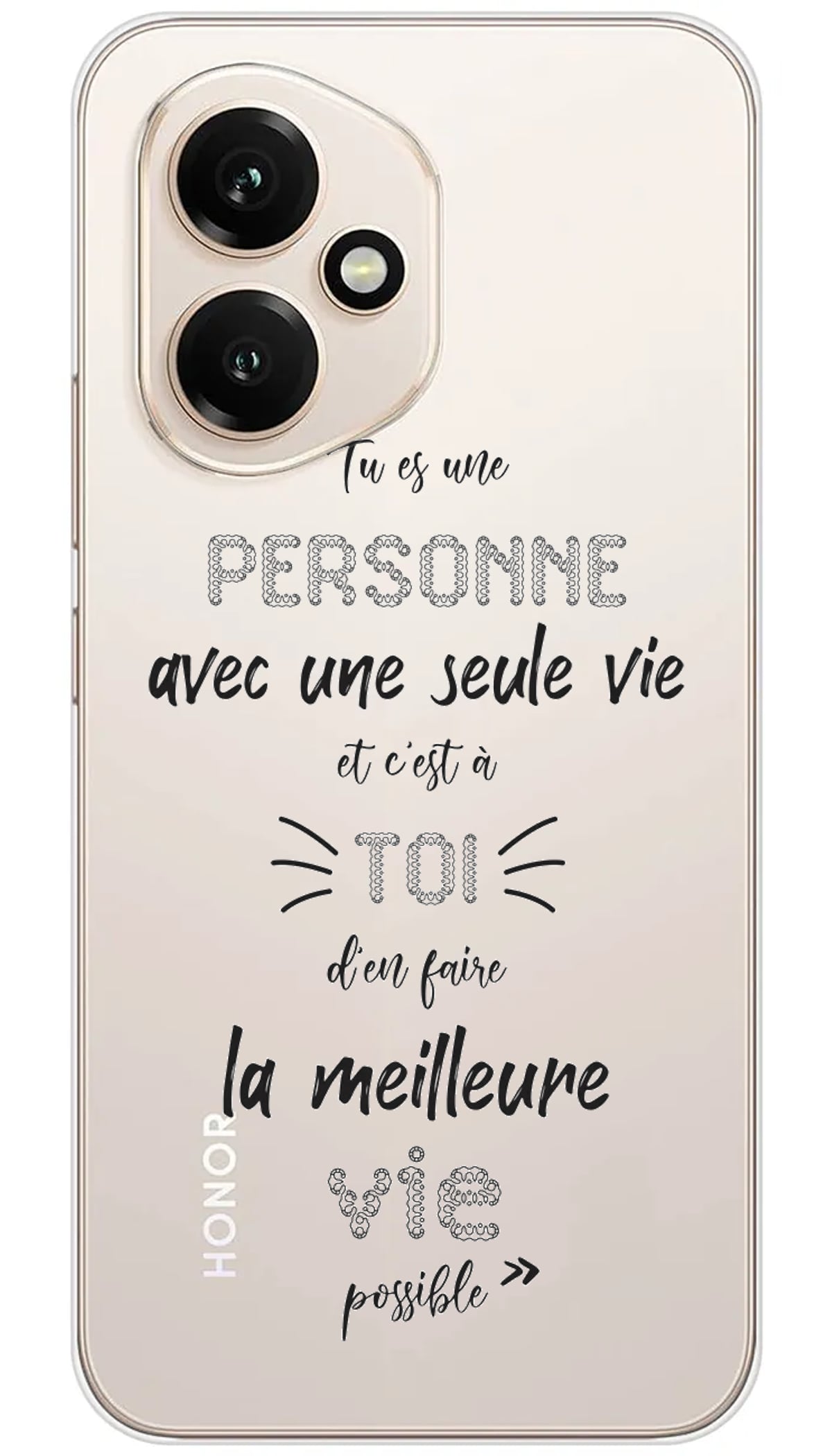 Coque Huawei Une Seule Vie - Honor 400