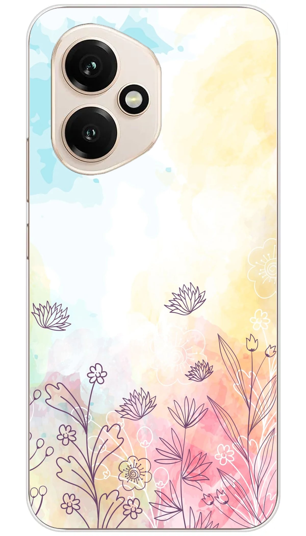 Coque Huawei Watercolor flowers - Honor 400