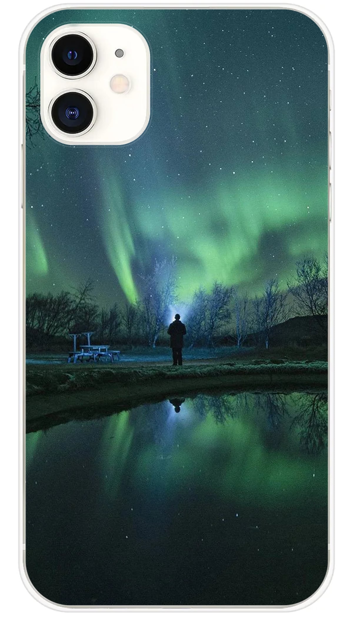 Coque iPhone Aurores Boréales - iPhone 11