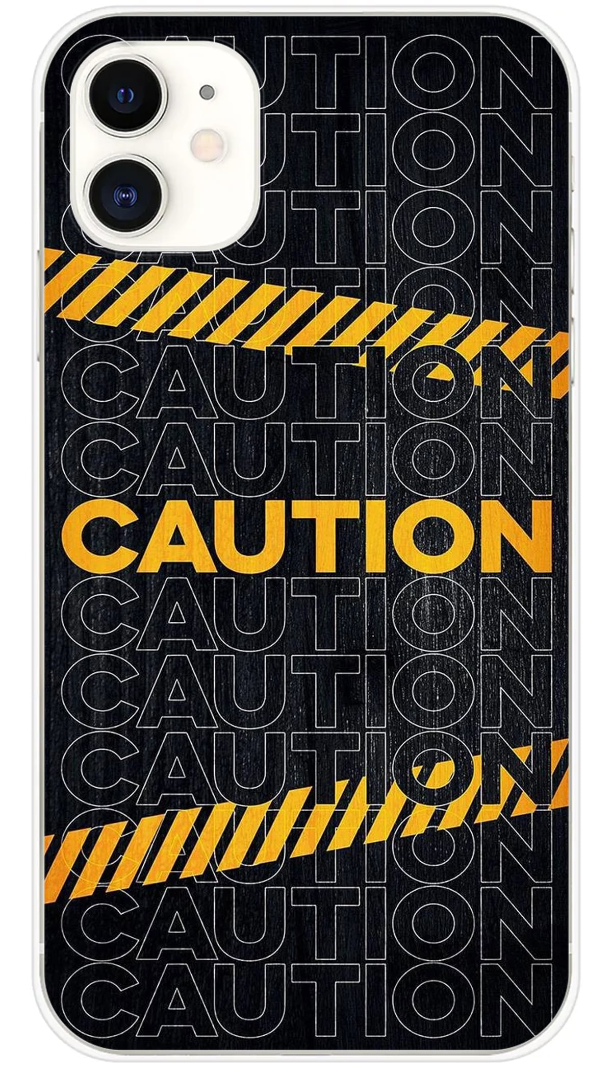 Coque iPhone Caution - iPhone 11