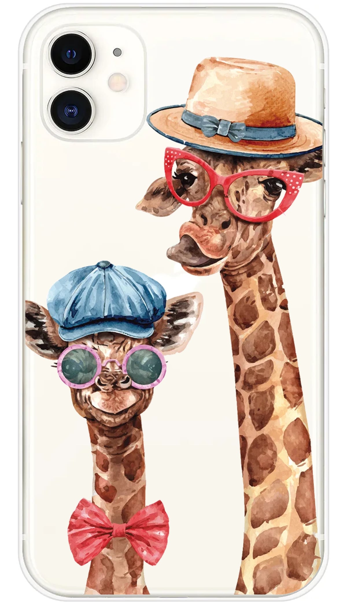 Coque iPhone Funny Girafe - iPhone 11