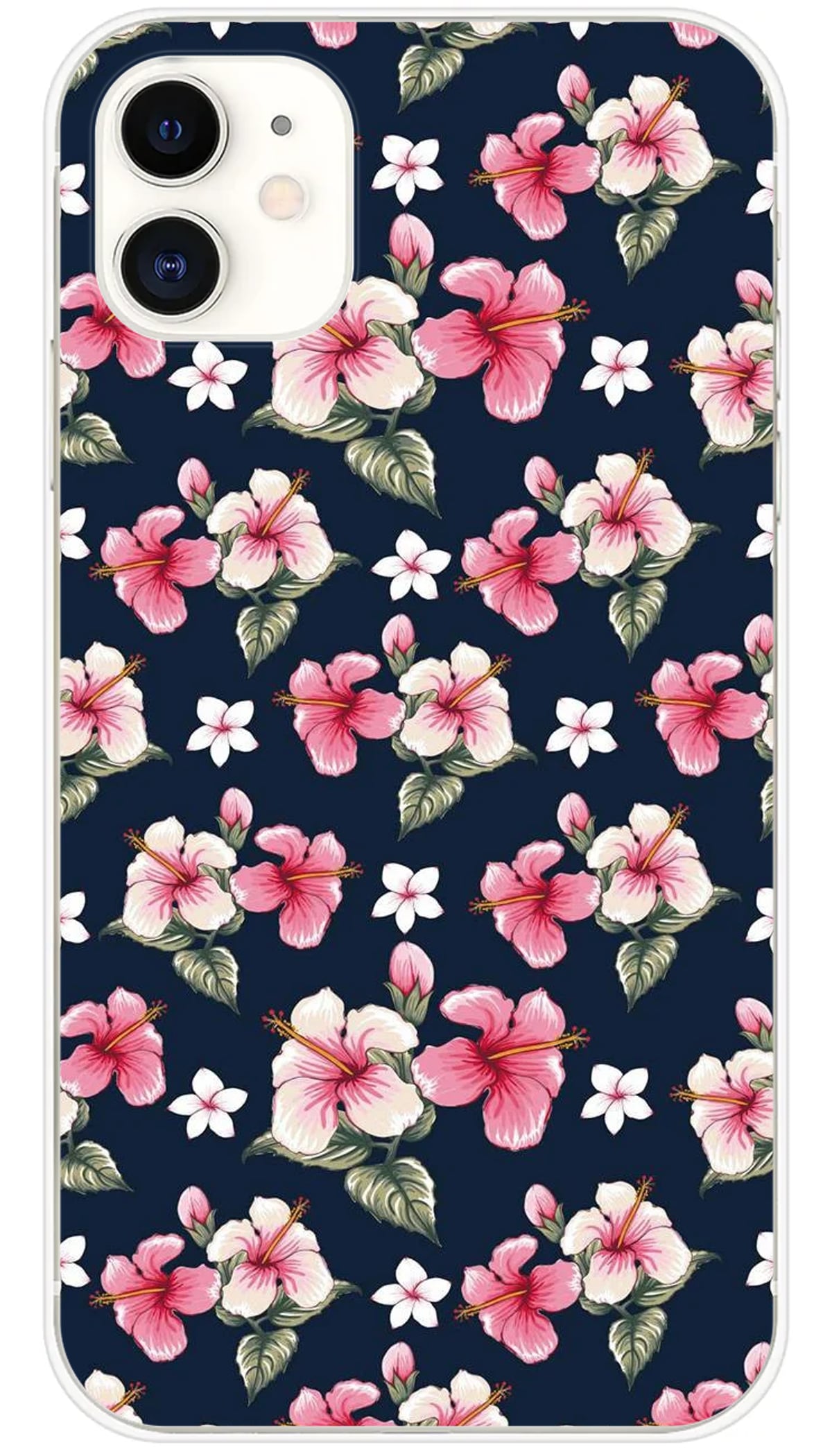Coque iPhone Hibiscus Vintage - iPhone 11