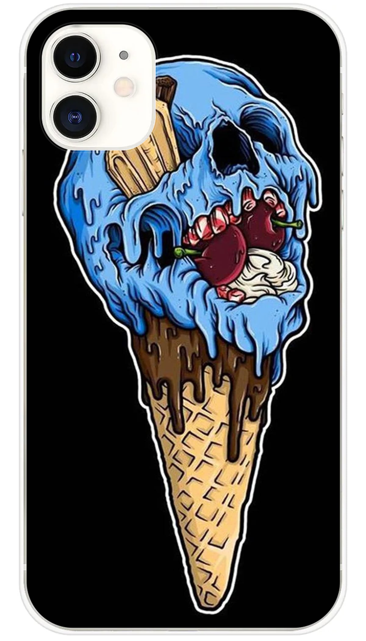 Coque iPhone Ice cream skull - iPhone 11